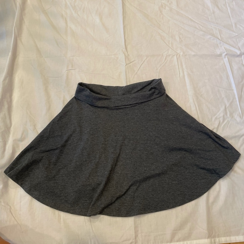 Forever 21 Girls Grey Skater Skirt